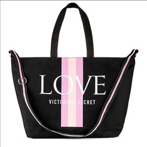 Victoria’s Secret Logo Love Tote Weekender New